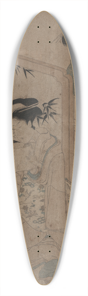 Toyokuni Utagawa - Gi 39.3 inch art pintail longboard deck