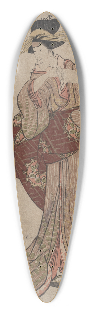 Toyokuni Utagawa - Ichikawa Dannosuke 39.3 inch art pintail longboard deck