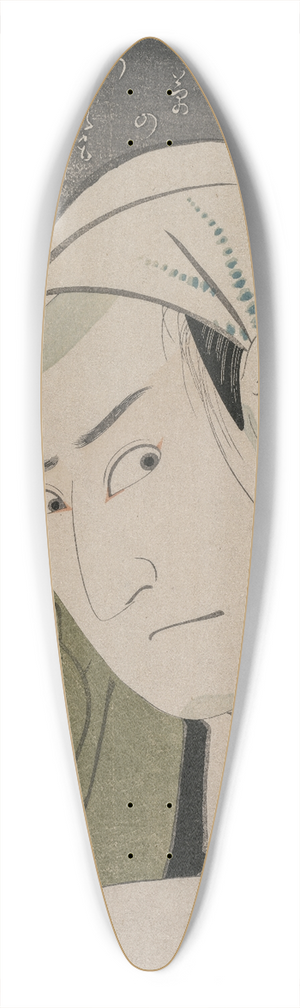 Toyokuni Utagawa - Memorial Portrait of Sawamura Sojuro III as Satsuma Gengobei 39.3 inch art pintail longboard deck