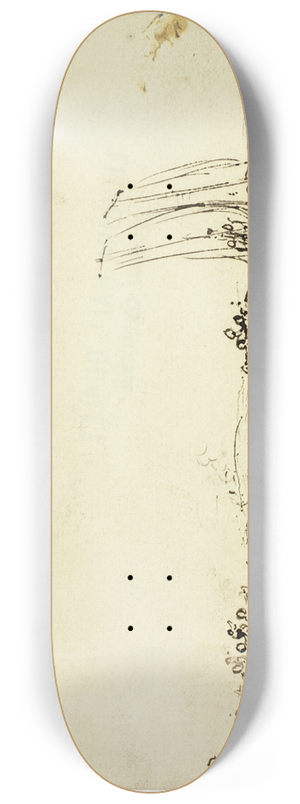 David Octavius Hill - Departure 8.25 inch art skate deck