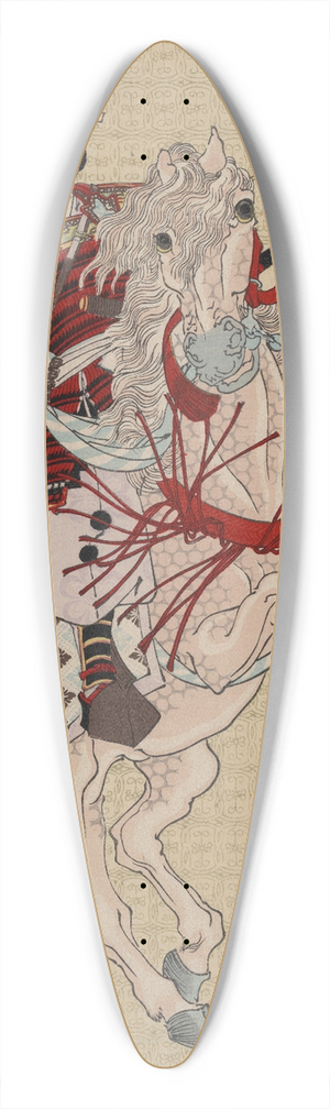 Tsukioka Yoshitoshi - Hangakujo 39.3 inch art pintail longboard deck