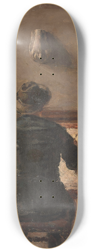 David Oyens - De kunstenaar in zijn atelier 8.25 inch art skate deck