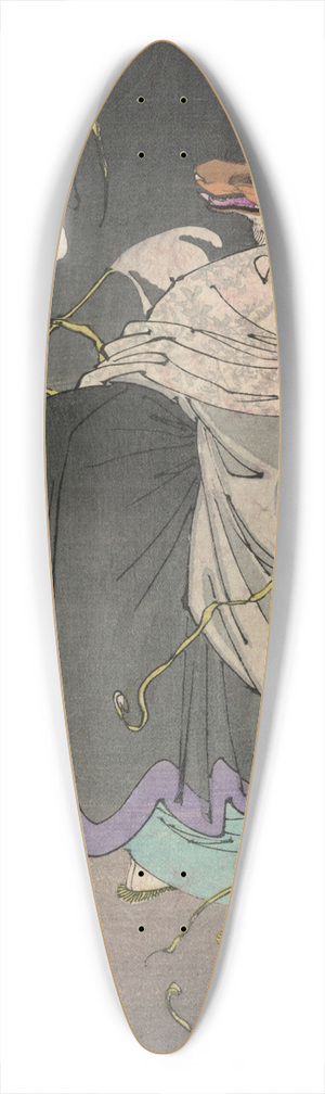 Tsukioka Yoshitoshi - Konkai 39.3 inch art pintail longboard deck