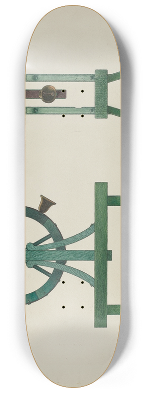 David P Willoughby - Altar Chimes 8.25 inch art skate deck