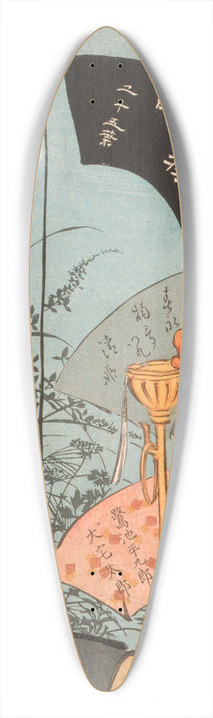Tsukioka Yoshitoshi - Title page 39.3 inch art pintail longboard deck