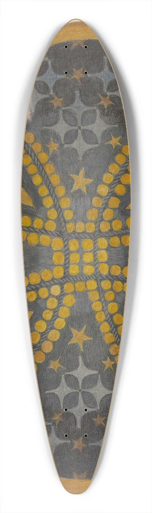 Tulita Westfall - Oval Pin 39.3 inch art pintail longboard deck