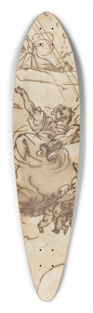 Ubaldo Gandolfi - The Apotheosis of San Vitale 39.3 inch art pintail longboard deck