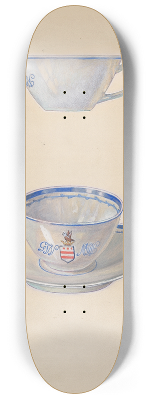 David Ramage - Teacup and Saucer 8.25 inch art skate deck