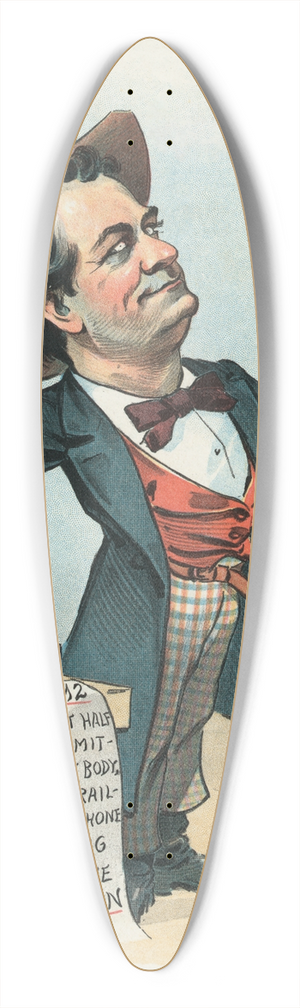 Udo Keppler - He did not think so in 92 39.3 inch art pintail longboard deck