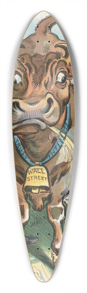 Udo Keppler - Milking time 39.3 inch art pintail longboard deck