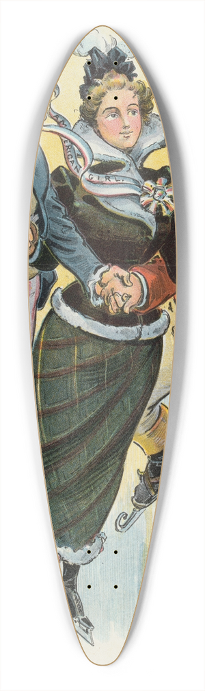 Udo Keppler - One of the causes 39.3 inch art pintail longboard deck