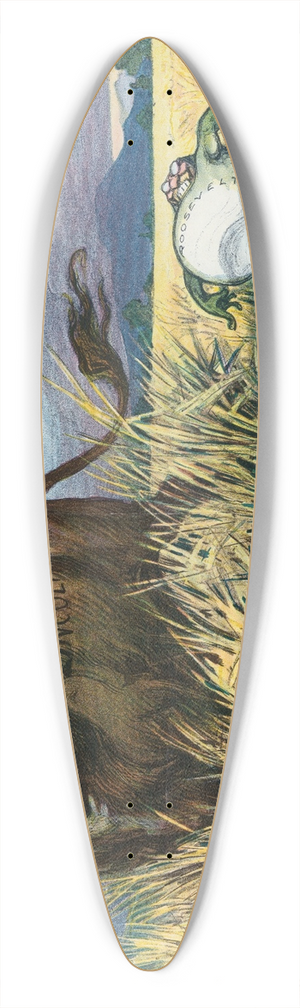 Udo Keppler - Or bust 39.3 inch art pintail longboard deck