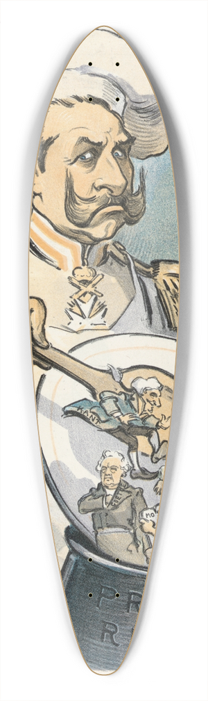 Udo Keppler - The Kaisers goulash 39.3 inch art pintail longboard deck