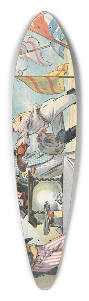 Udo Keppler - The next step, as it looks now 39.3 inch art pintail longboard deck
