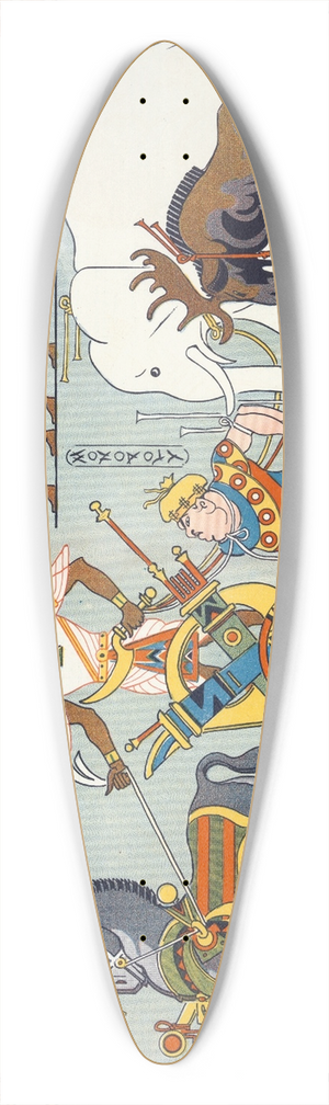 Udo Keppler - The tariff triumph of pharaoh Wilson 39.3 inch art pintail longboard deck
