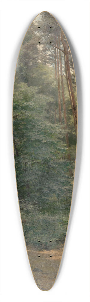 udovt ordk - Forest 39.3 inch art pintail longboard deck