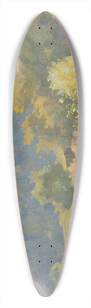 udovt ordk - Landscape 39.3 inch art pintail longboard deck