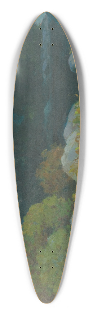 udovt ordk - Landscape 39.3 inch art pintail longboard deck