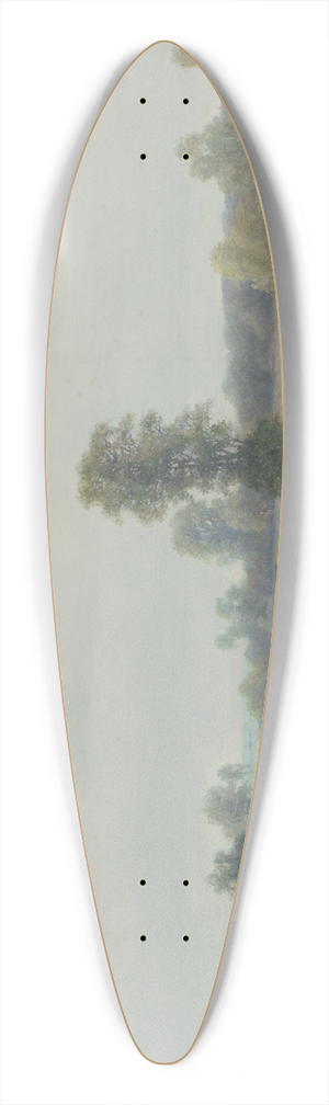udovt ordk - Landscape with grazing cows 39.3 inch art pintail longboard deck