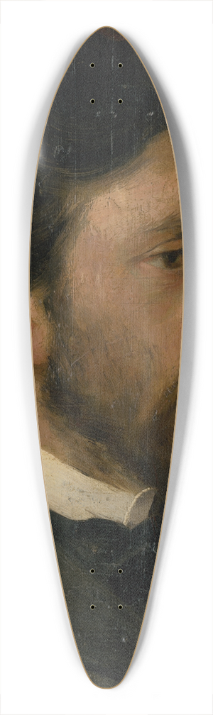 udovt Pitthordt - Head Study of a Man 39.3 inch art pintail longboard deck