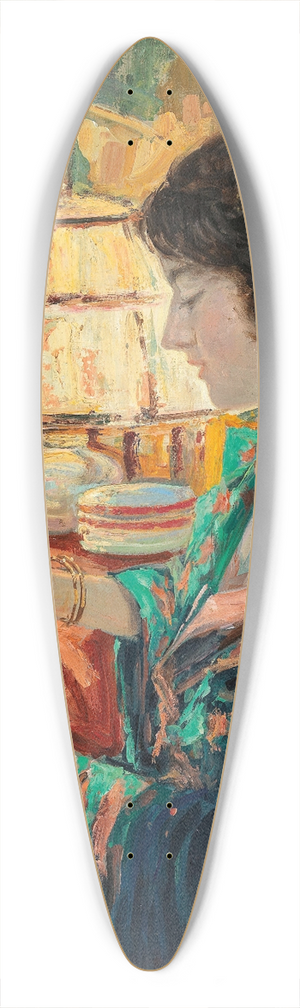 Ulisse Caputo - Leisure Hours 39.3 inch art pintail longboard deck