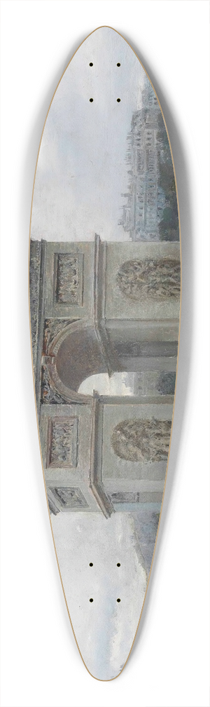 Ulpiano Checa - The Arc the Triomphe, Paris 39.3 inch art pintail longboard deck