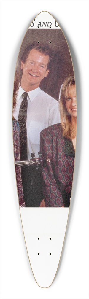 U.S. Information Agency - Alison Krauss and Union Station 39.3 inch art pintail longboard deck