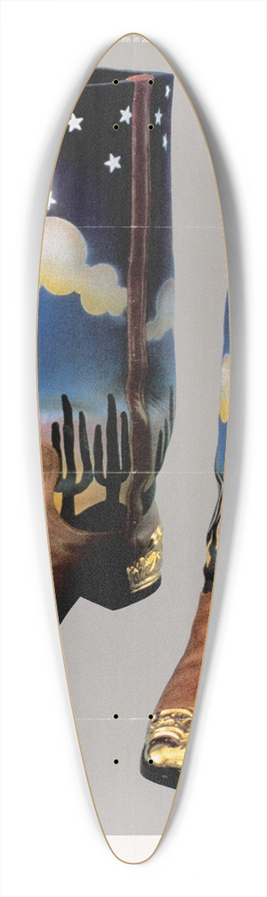 U.S. Information Agency - American Porcelain: New Expressions in an Ancient Art 39.3 inch art pintail longboard deck