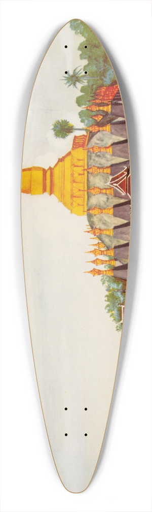 U.S. Information Agency - Buddha Anniversary Poster 39.3 inch art pintail longboard deck