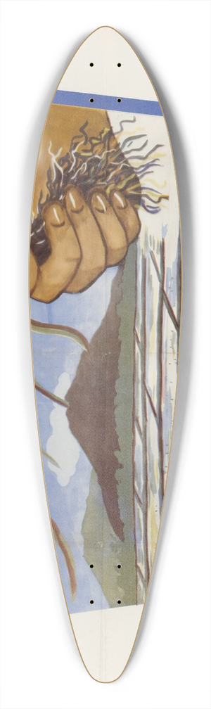 U.S. Information Agency - Indonesian Poster #5 39.3 inch art pintail longboard deck