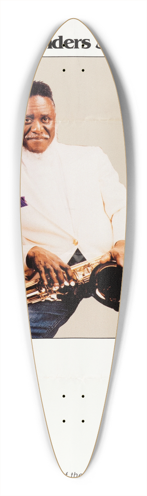 U.S. Information Agency - Pharoah Sanders Jazz Quartet 39.3 inch art pintail longboard deck