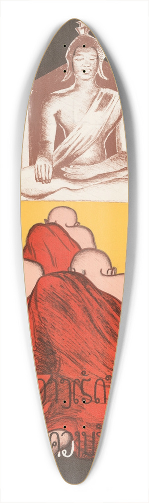 U.S. Information Agency - Poster No. 1 Government 39.3 inch art pintail longboard deck