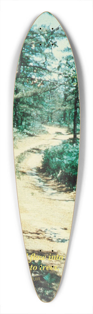 U.S. Information Agency - Scenically Yours, Natures peace will flow into you as sunshine flows into trees. Lebanon State Forest, New Jersey 39.3 inch art pintail longboard deck