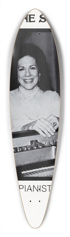 U.S. Information Agency - Shirley Anne Seguin (USA), Pianist 39.3 inch art pintail longboard deck