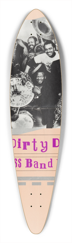 U.S. Information Agency - The Dirty Dozen Brass Band Live 39.3 inch art pintail longboard deck