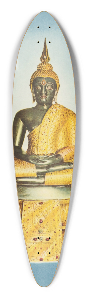 U.S. Information Agency - The Portrait of the Emerald Buddha 39.3 inch art pintail longboard deck