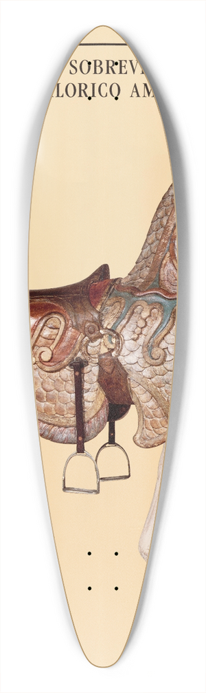 U.S. Information Agency - TRADICIONES QUE SOBREVIVEN EN EL ARTE FOLKLORICO AMERICANO 39.3 inch art pintail longboard deck