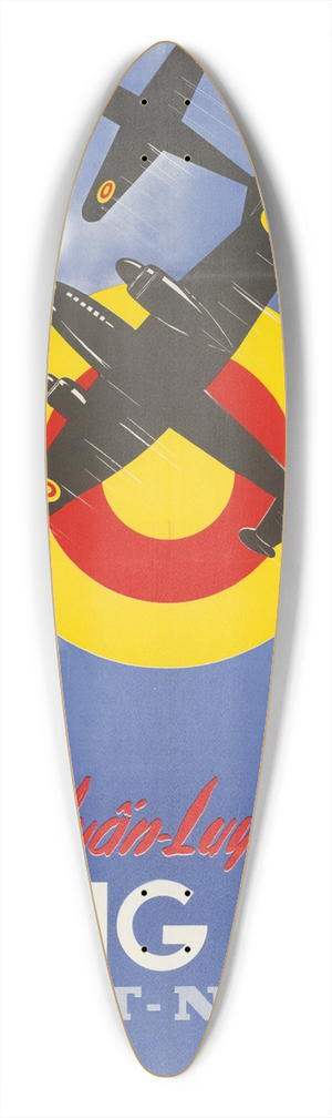 U.S. Information Agency - Truong Huan-Luyen Khong Quan Viet-Nam 39.3 inch art pintail longboard deck