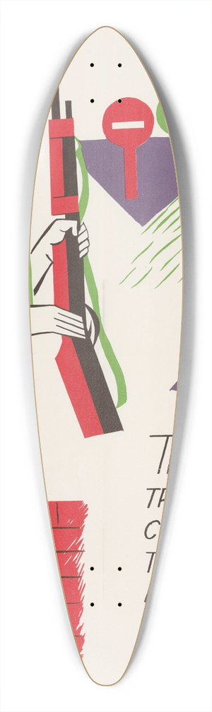 U.S. Information Agency - Vietnamese Armys Seven Commandments 39.3 inch art pintail longboard deck