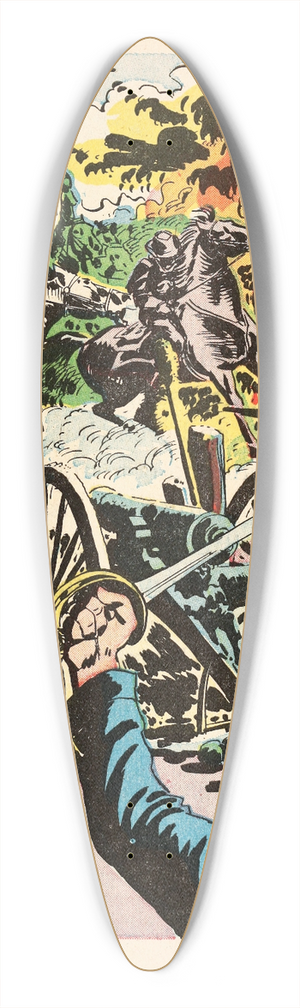 U.S. Information Agency - War 39.3 inch art pintail longboard deck
