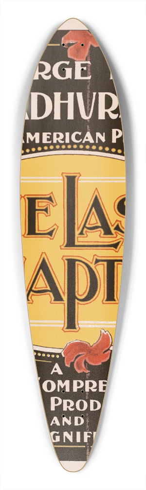 U.S. Lithograph Co. - The last chapter 39.3 inch art pintail longboard deck