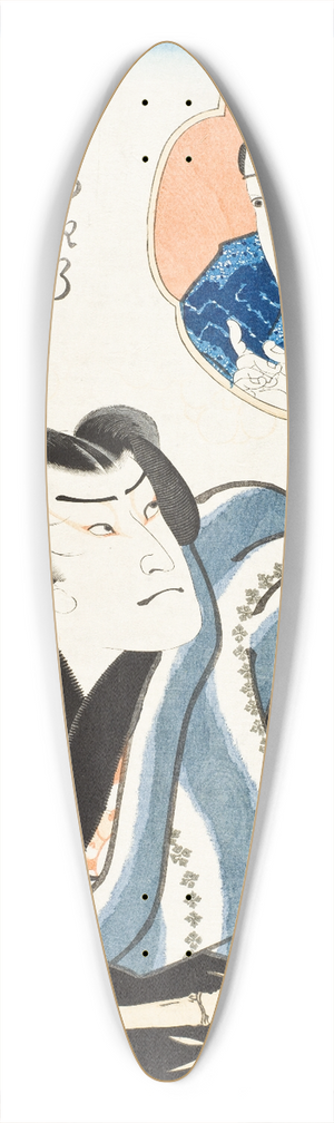 Utagawa Kunisada (Toyokuni III) - The Actor Nakamura Fukusuke I as Hanaregoma no Chkichi in the Play Futatsu chch kuruwa nikki 39.3 inch art pintail longboard deck