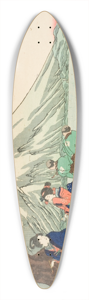 Utagawa Kuniyoshi - Act Eight; Journey 39.3 inch art pintail longboard deck