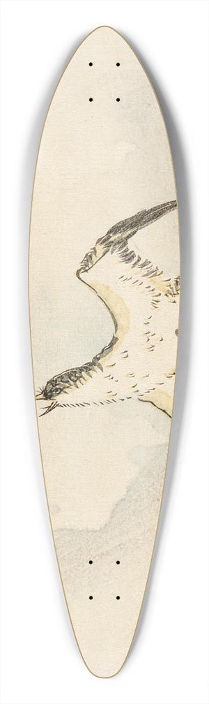 Utagawa Kuniyoshi - Japanese Cuckoo 39.3 inch art pintail longboard deck