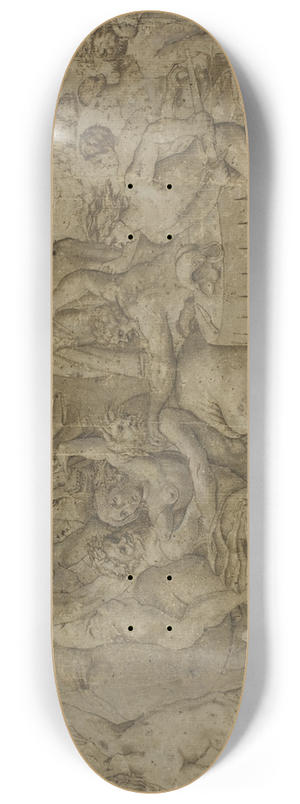 After Enea Vico - Battle of the Lapiths and Centaurs 8.25 inch art skate deck After Enea Vico - Battle of the Lapiths and Centaurs 8.25 inch art skate deck