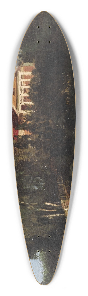 Vasily Dmitrievich Polenov - Landscape with House 39.3 inch art pintail longboard deck