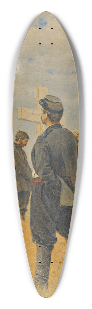 Vasily Vereshchagin - The Fallen Heroes 39.3 inch art pintail longboard deck Vasily Vereshchagin - The Fallen Heroes 39.3 inch art pintail longboard deck