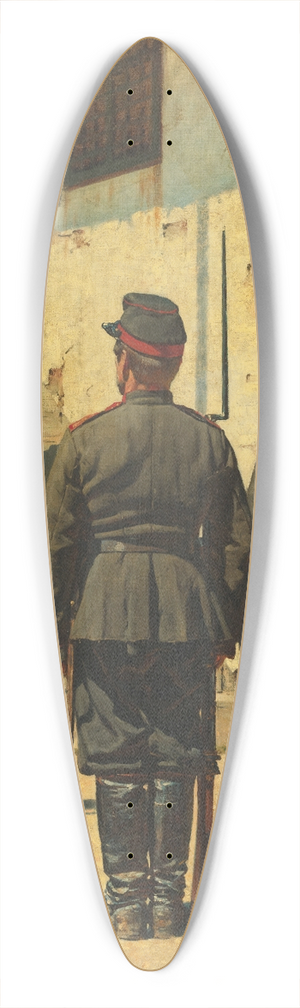 Vasily Vereshchagin - The Spy 39.3 inch art pintail longboard deck Vasily Vereshchagin - The Spy 39.3 inch art pintail longboard deck