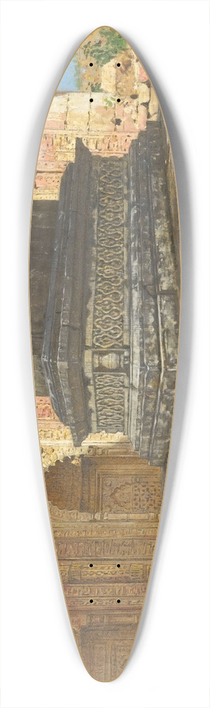 Vasily Vereshchagin - Tomb of Sultan Iltutmysh in old Delhi 39.3 inch art pintail longboard deck