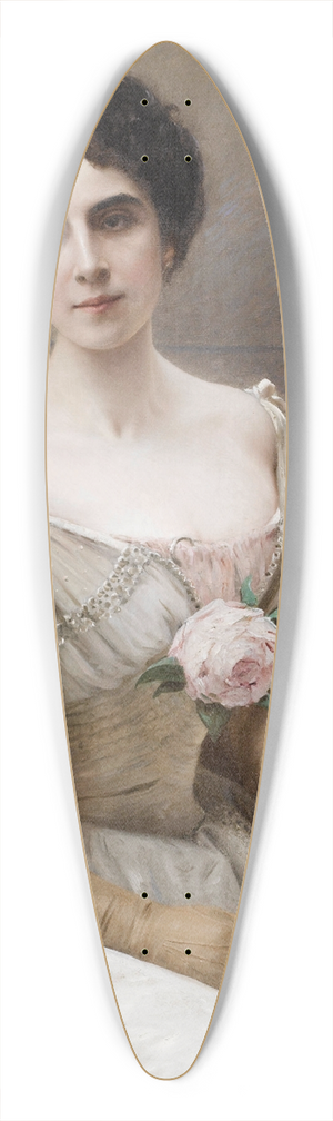 Vclav Brok - At the ball 39.3 inch art pintail longboard deck